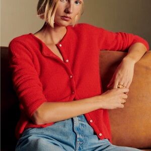 Sezane Red Women's gaspard Cardigan